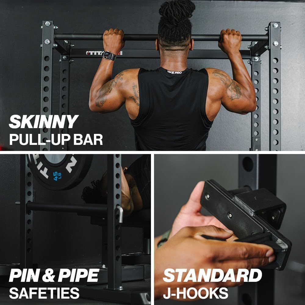 Compact Power Rack with Pull-U - Pull Up Bar Grip 评论和价格