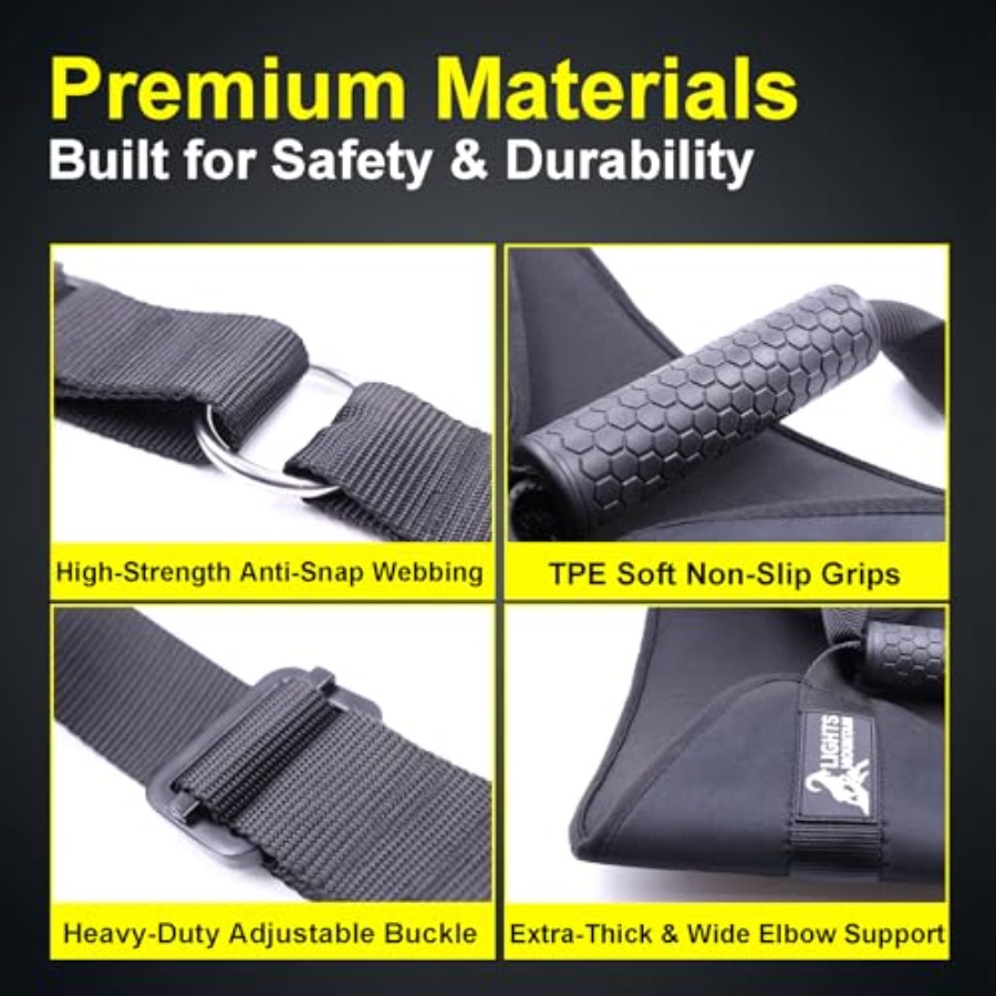 Heavy-Duty Hanging Ab Straps f - Pull Up Bar Grip 评论和价格