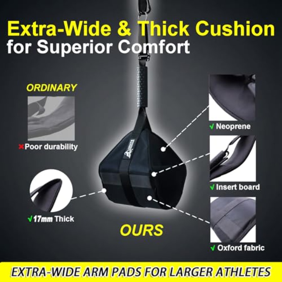Heavy-Duty Hanging Ab Straps f - Pull Up Bar Grip 评论和价格