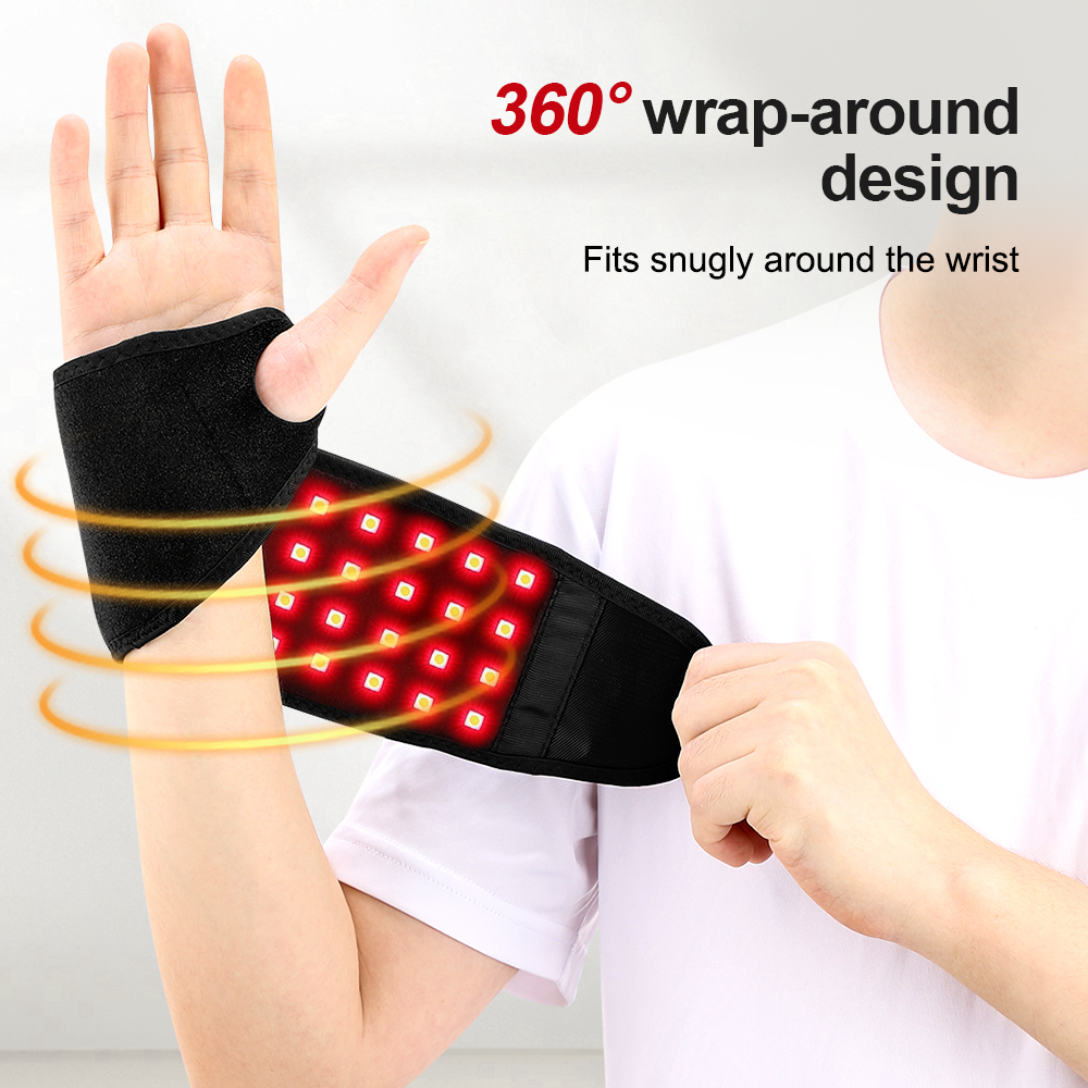 660nm 850nm LED Infrared Heati - Wrist Wrap Support 评论和价格