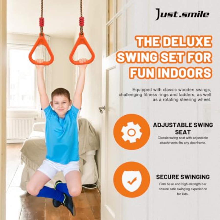 Indoor Doorway Swing for Adult - Pull Up Bar Grip 评论和价格