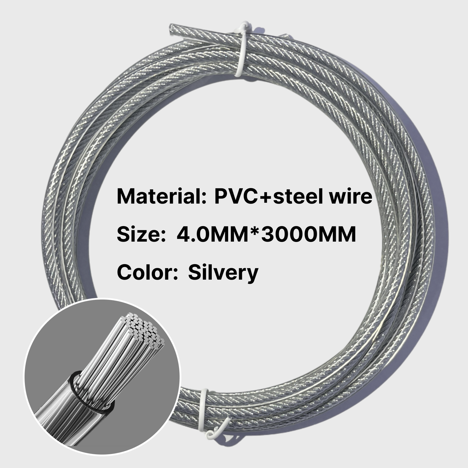 High-strength black PVC-coated - Skipping Rope Pvc 评论和价格