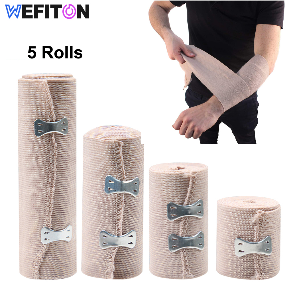 5Rolls Elastic Compression Ban - Wrist Wrap Support 评论和价格