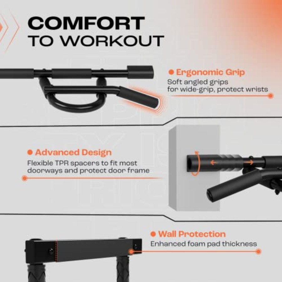 Heavy Duty Wall Mounted Pull U - Pull Up Bar Grip 评论和价格