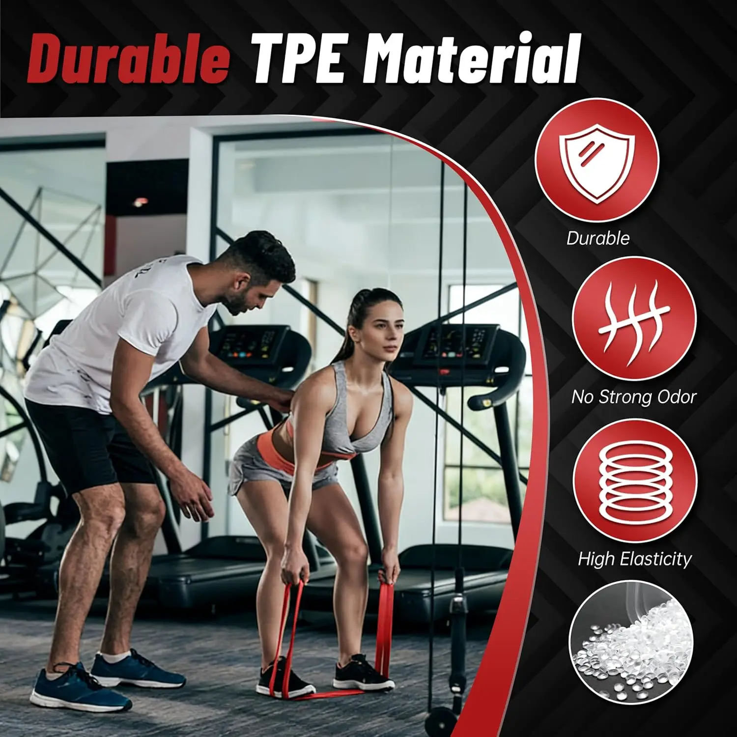 4-Level Resistance Bands for F - Pull Up Assist Band 评论和价格