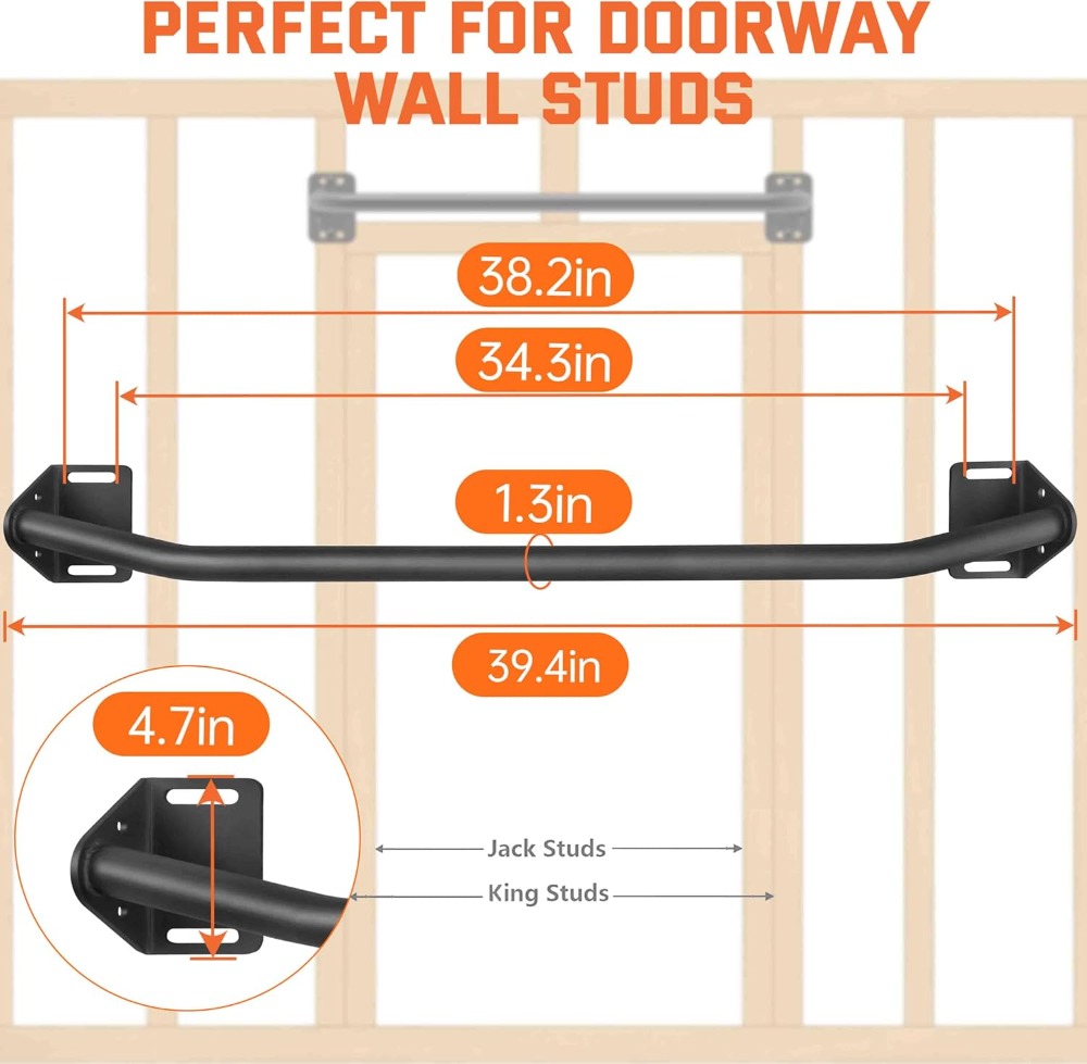 Heavy Duty Wall Mounted Pull U - Pull Up Bar Grip 评论和价格