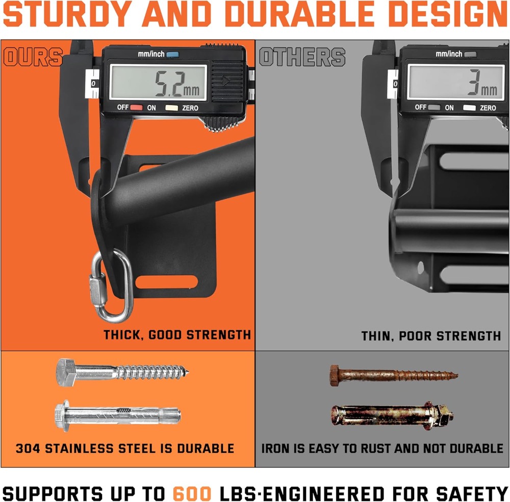 Heavy Duty Wall Mounted Pull U - Pull Up Bar Grip 评论和价格