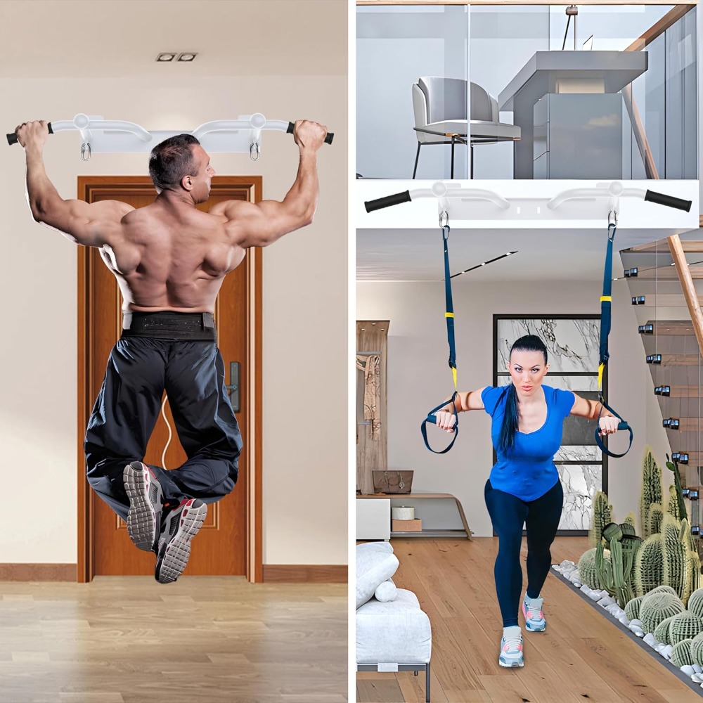 Wall Mounted Pull Up Bar - Hea - Pull Up Bar Grip 评论和价格