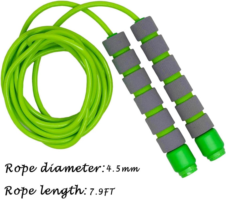 Adjustable Jump Rope with Foam - Skipping Rope Pvc 评论和价格