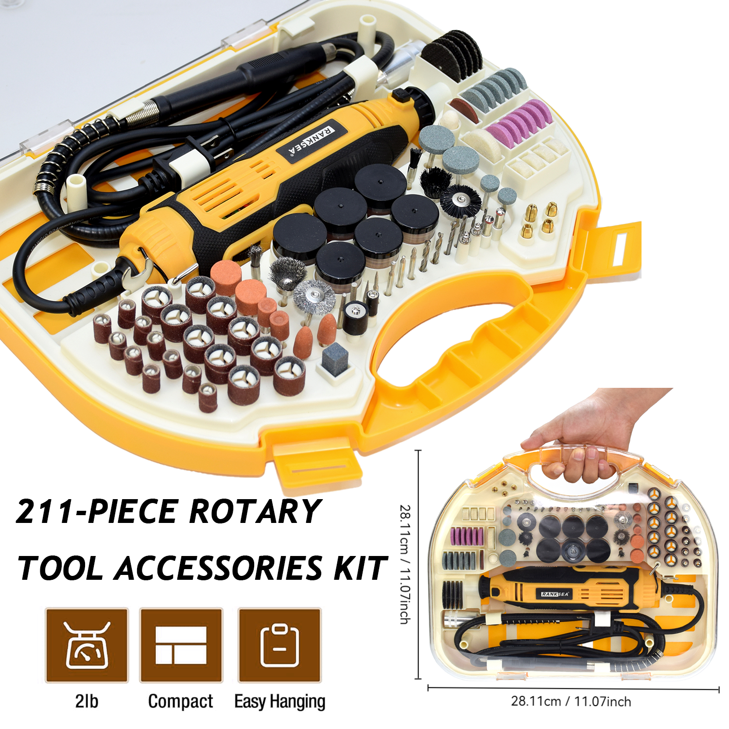 Rotary Tool Kit, Equipped With - Crossfit Machine 评论和价格