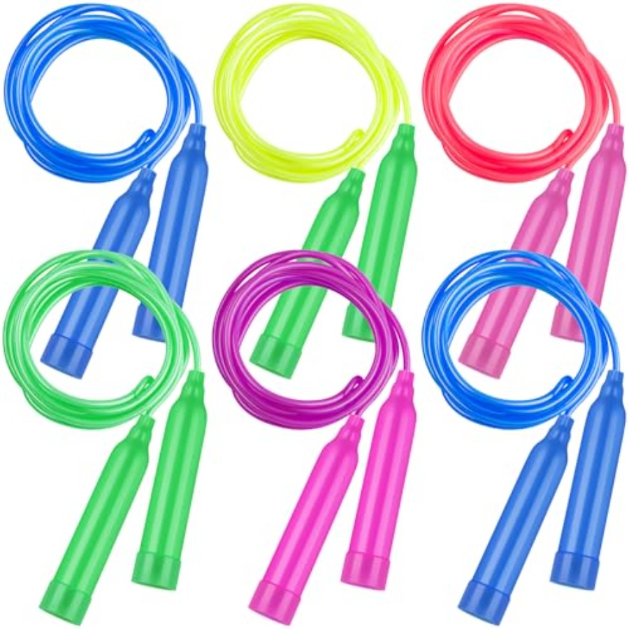 6 Pack Colorful Jump Rope Set  - Skipping Rope Pvc 评论和价格