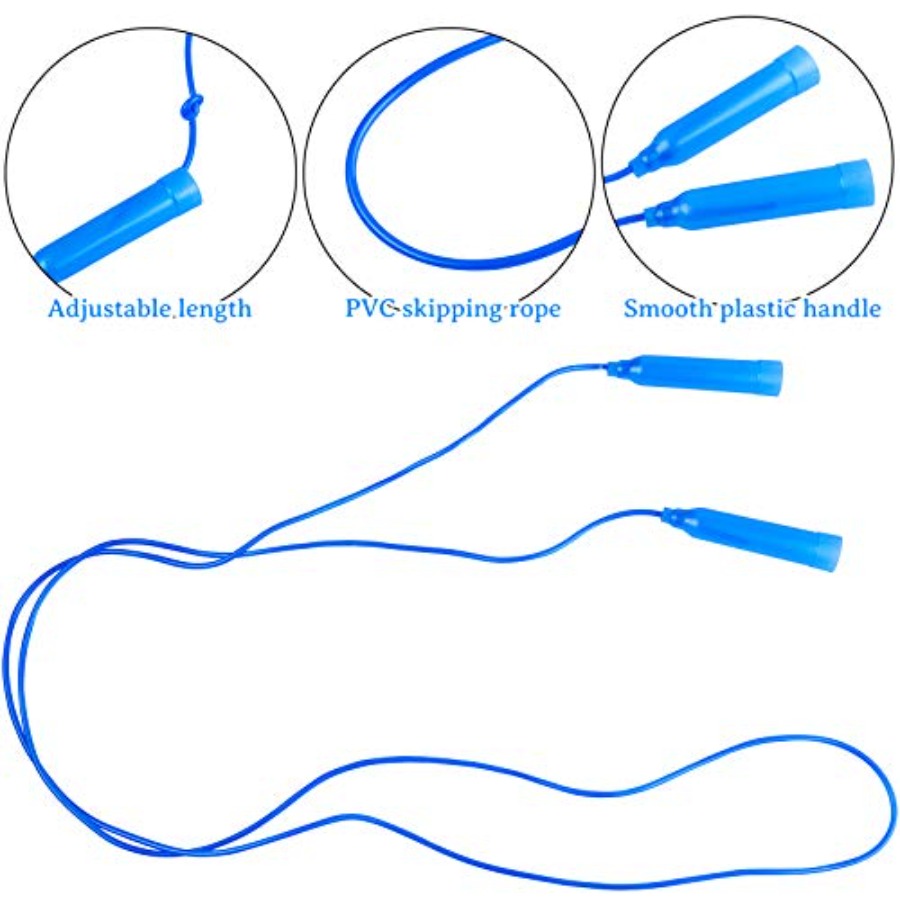 6 Pack Colorful Jump Rope Set  - Skipping Rope Pvc 评论和价格