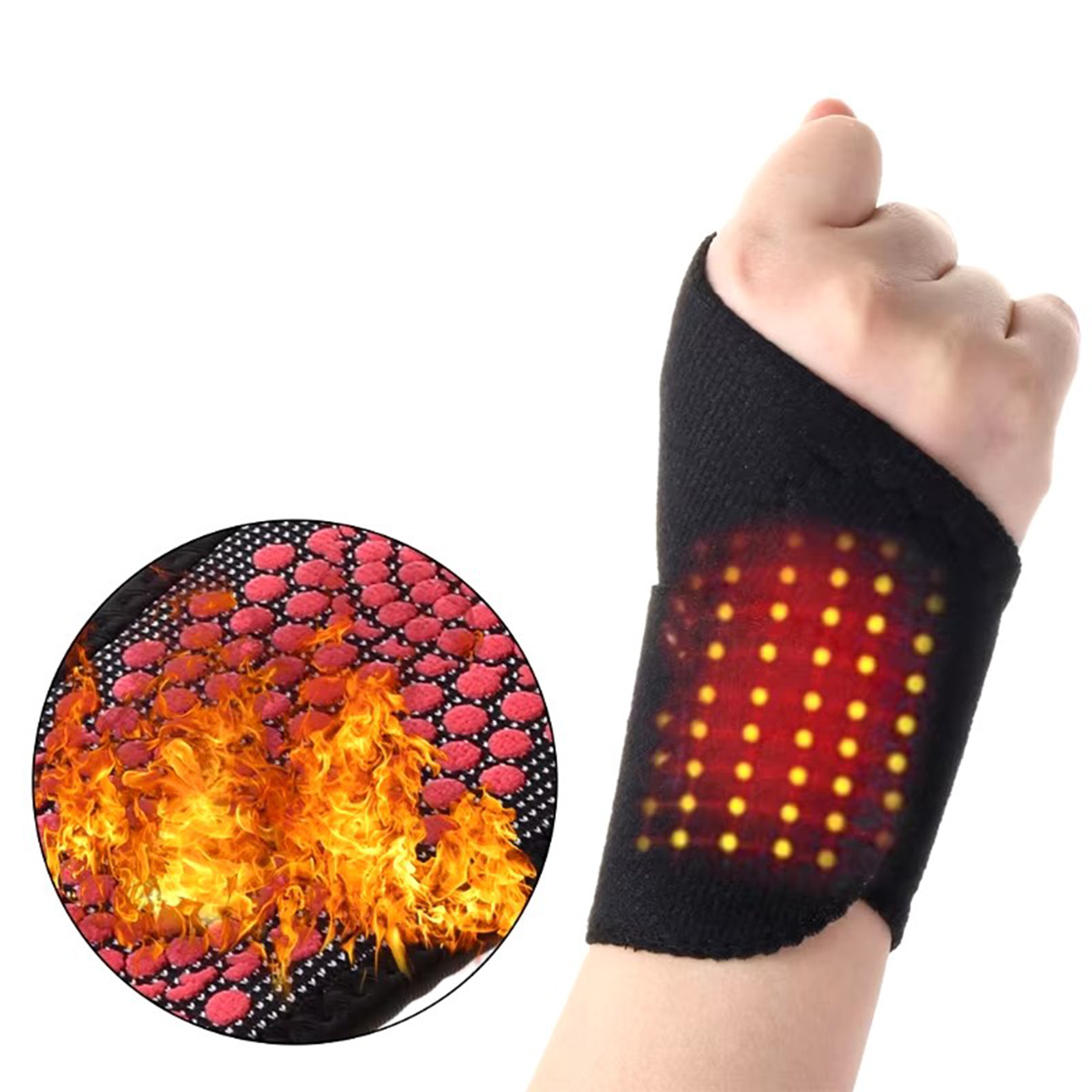 1/2pcs Self-Heating Wrist Brac - Wrist Wrap Support 评论和价格