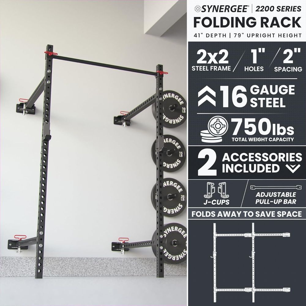 Adjustable Squat Rack with J-C - Pull Up Bar Grip 评论和价格