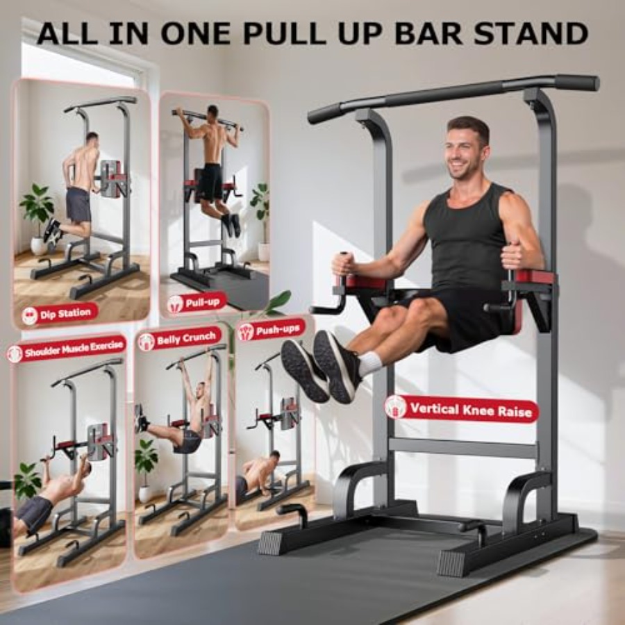 Power Tower Dip Station Pull U - Pull Up Bar Grip 评论和价格
