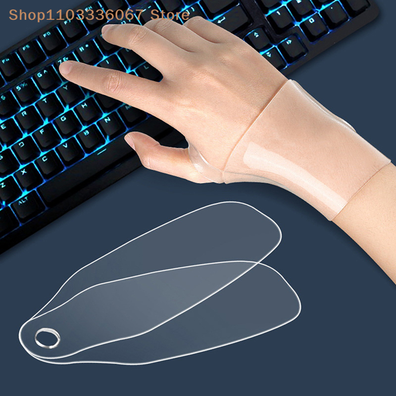 【HL】1Pc Transparent Wristband  - Wrist Wrap Support 评论和价格