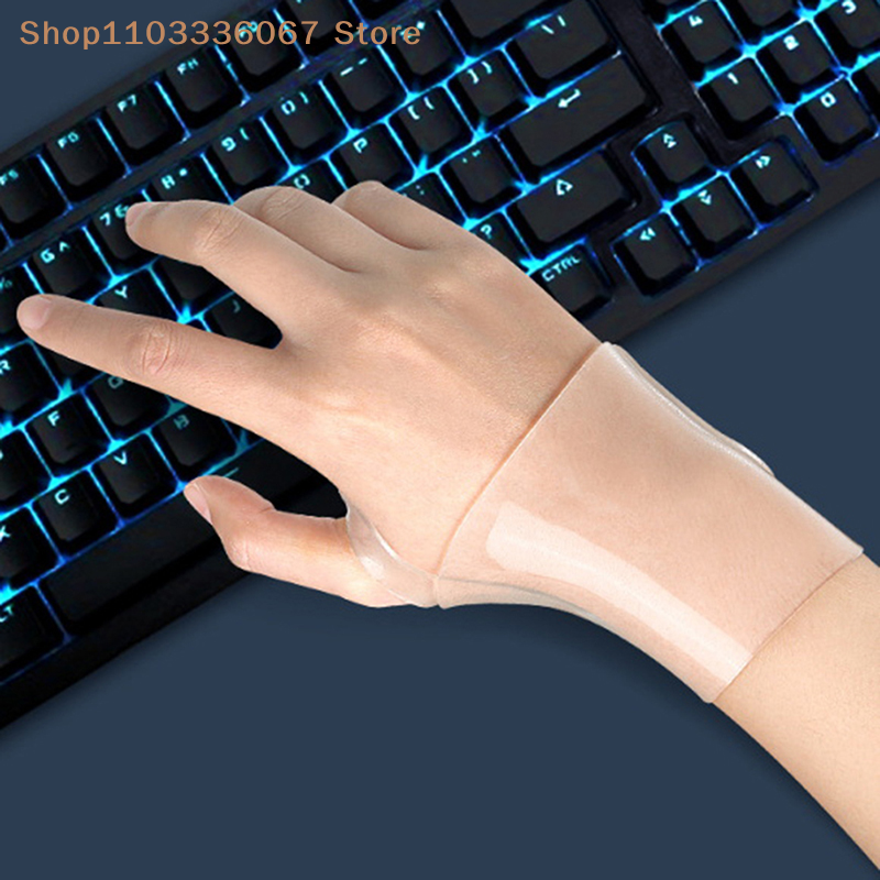 【HL】1Pc Transparent Wristband  - Wrist Wrap Support 评论和价格