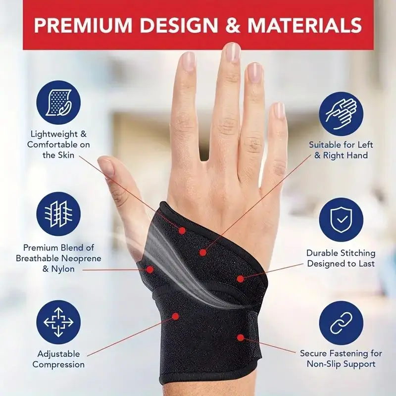 Adjustable Wrist Brace Perfect - Wrist Wrap Support 评论和价格